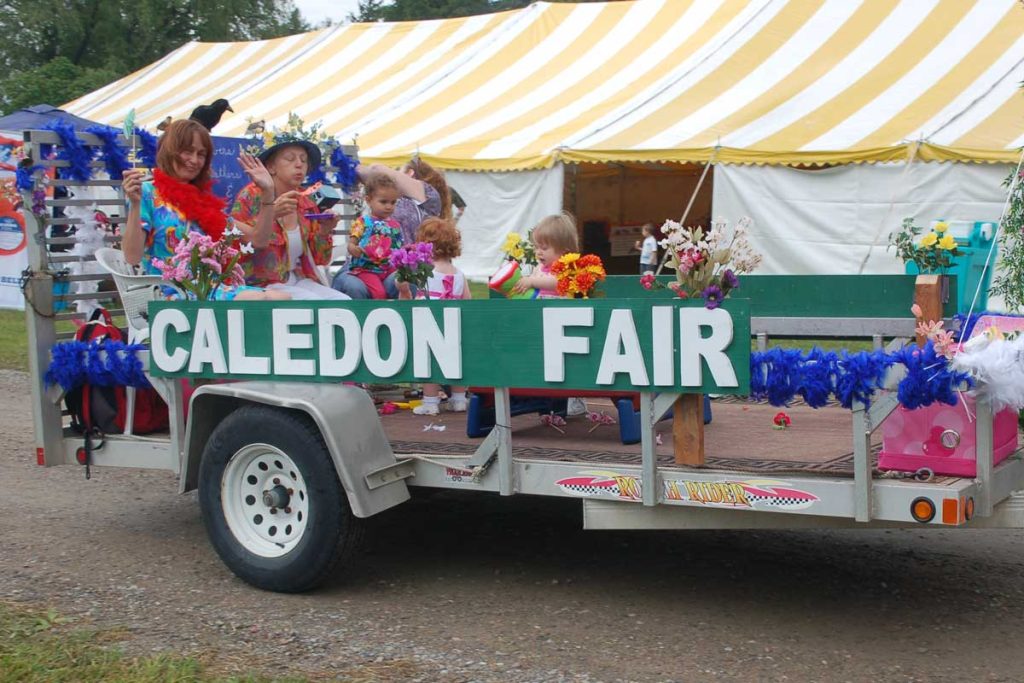 parade float at caledon fair