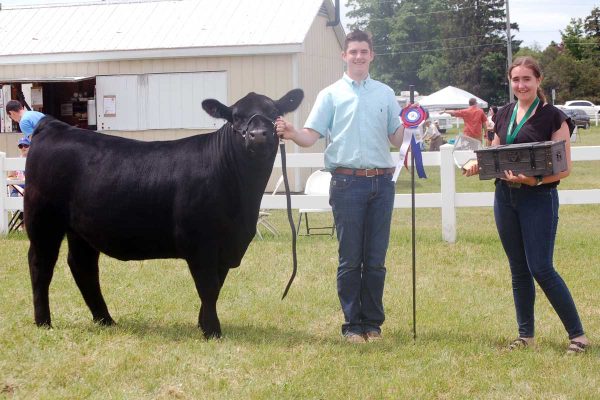 Beef exhibitor at Caledon Fair